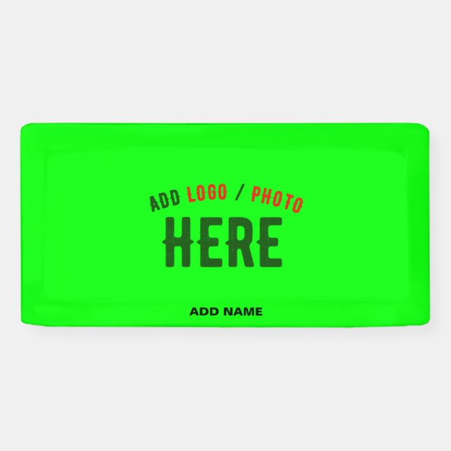 STYLISH MODERN CUSTOM NEON GREEN VERIFIED BRANDED BANNER (Horizontal)