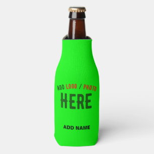 STYLISH MODERN CUSTOM NEON GREEN VERIFIED BRANDED BOTTLE COOLER