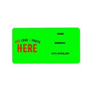 STYLISH MODERN CUSTOM NEON GREEN VERIFIED BRANDED LABEL