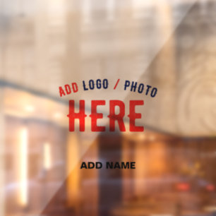 STYLISH MODERN CUSTOM PARTIAL TRANSPARENT BRANDED