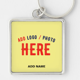 STYLISH MODERN CUSTOM PASTEL YELLOW VERIFIED BRAND KEY RING