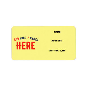 STYLISH MODERN CUSTOM PASTEL YELLOW VERIFIED BRAND LABEL