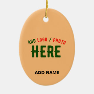 STYLISH MODERN CUSTOM PEACH ORANGE VERIFIED BRAND CERAMIC TREE DECORATION