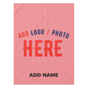 STYLISH MODERN CUSTOM SALMON PINK VERIFIED BRANDED TABLECLOTH