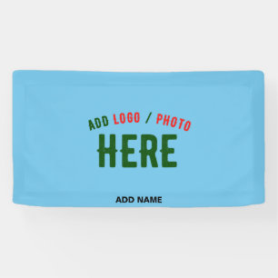 STYLISH MODERN CUSTOM SWAG SKY BLUE VERIFIED BRAND BANNER