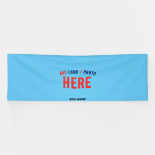 STYLISH MODERN CUSTOM SWAG SKY BLUE VERIFIED BRAND BANNER