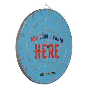 STYLISH MODERN CUSTOM SWAG SKY BLUE VERIFIED BRAND DARTBOARD