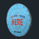 STYLISH MODERN CUSTOM SWAG SKY BLUE VERIFIED BRAND DARTBOARD<br><div class="desc">THIS IS A DESIGN FITTING FOR EVERYONE.YOU CAN CHANGE, RESIZE OR ADD LOGO, PHOTO, TEXT AND COLOURS THE WAY YOU LIKE.THANK YOU.</div>