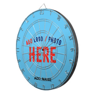 STYLISH MODERN CUSTOM SWAG SKY BLUE VERIFIED BRAND DARTBOARD
