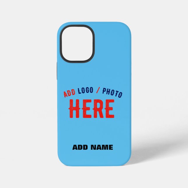 STYLISH MODERN CUSTOM SWAG SKY BLUE VERIFIED BRAND iPhone CASE (Back)