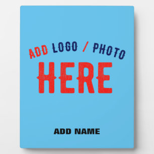 STYLISH MODERN CUSTOM SWAG SKY BLUE VERIFIED BRAND PLAQUE
