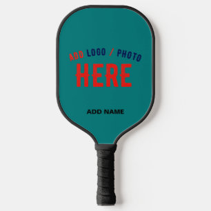 STYLISH MODERN CUSTOM TEAL GREEN VERIFIED BRANDED PICKLEBALL PADDLE