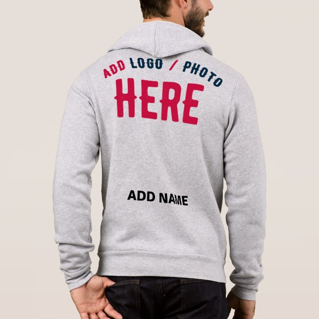 STYLISH MODERN CUSTOMIZABLE ASH VERIFIED BRANDED HOODIE (Back)
