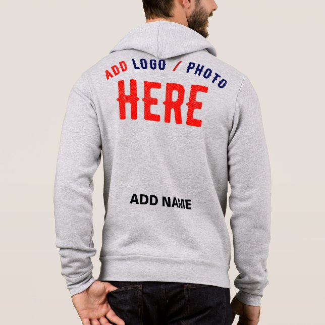 STYLISH MODERN CUSTOMIZABLE ASH VERIFIED BRANDED HOODIE (Back)