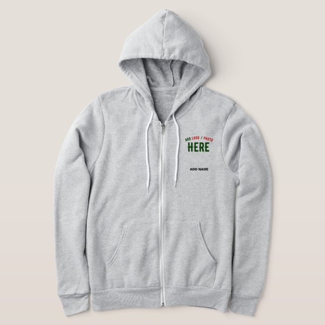STYLISH MODERN CUSTOMIZABLE ASH VERIFIED BRANDED HOODIE (Laydown)