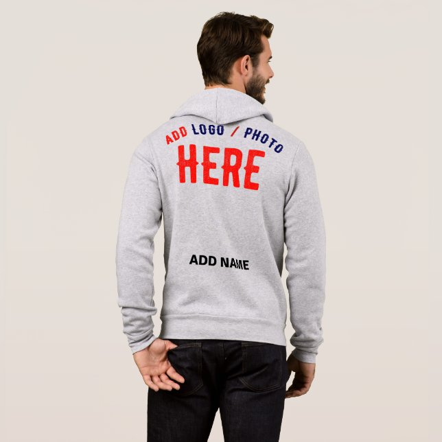 STYLISH MODERN CUSTOMIZABLE ASH VERIFIED BRANDED HOODIE (Back Full)