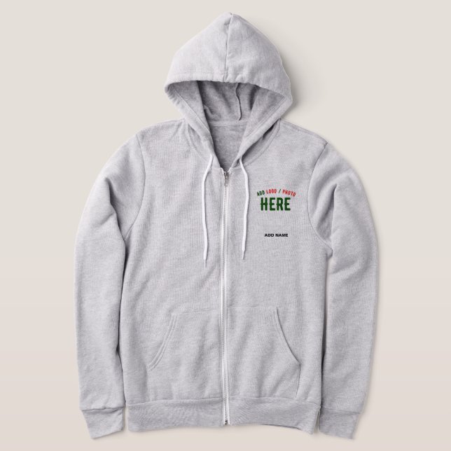 STYLISH MODERN CUSTOMIZABLE ASH VERIFIED BRANDED HOODIE (Laydown)