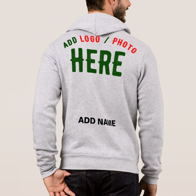 STYLISH MODERN CUSTOMIZABLE ASH VERIFIED BRANDED HOODIE (Back)