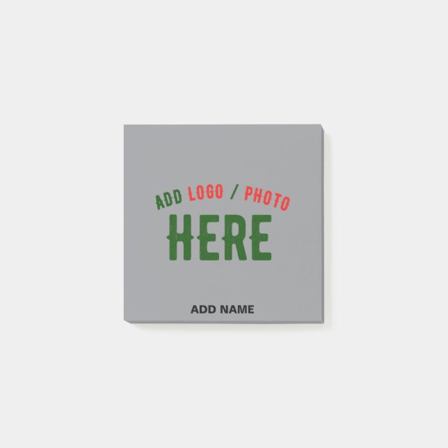 STYLISH MODERN CUSTOMIZABLE ASH VERIFIED BRANDED POST-IT NOTES (Front)