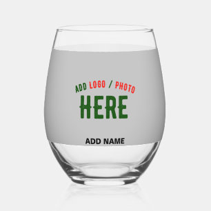 STYLISH MODERN CUSTOMIZABLE ASH VERIFIED BRANDED STEMLESS WINE GLASS