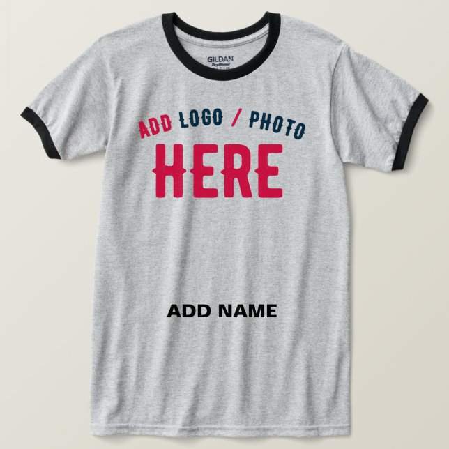 STYLISH MODERN CUSTOMIZABLE ASH VERIFIED BRANDED T-Shirt (Design Front)