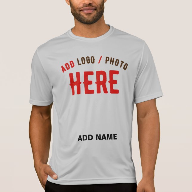 STYLISH MODERN CUSTOMIZABLE ASH VERIFIED BRANDED T-Shirt (Front)