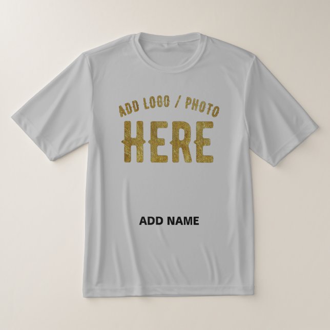 STYLISH MODERN CUSTOMIZABLE ASH VERIFIED BRANDED T-Shirt (Laydown)