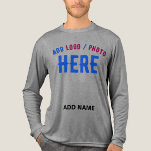 STYLISH MODERN CUSTOMIZABLE ASH VERIFIED BRANDED Tri-Blend SHIRT