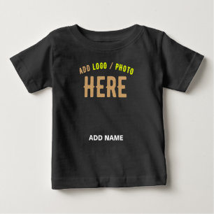STYLISH MODERN CUSTOMIZABLE BLACK VERIFIED BRANDED BABY T-Shirt
