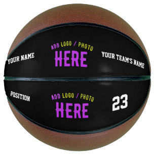 STYLISH MODERN CUSTOMIZABLE BLACK VERIFIED BRANDED BASKETBALL