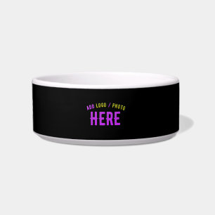 STYLISH MODERN CUSTOMIZABLE BLACK VERIFIED BRANDED BOWL