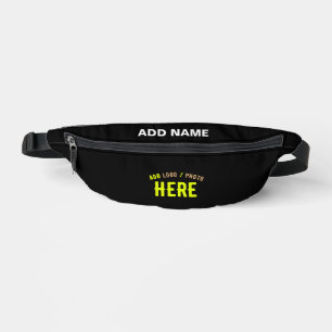 STYLISH MODERN CUSTOMIZABLE BLACK VERIFIED BRANDED BUM BAGS