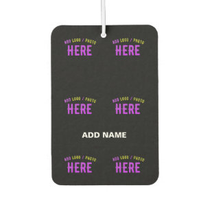STYLISH MODERN CUSTOMIZABLE BLACK VERIFIED BRANDED CAR AIR FRESHENER