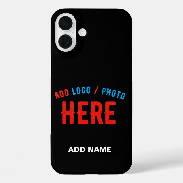 STYLISH MODERN CUSTOMIZABLE BLACK VERIFIED BRANDED Case-Mate iPhone CASE (Back)