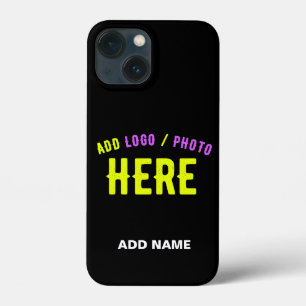 STYLISH MODERN CUSTOMIZABLE BLACK VERIFIED BRANDED iPhone 13 MINI CASE