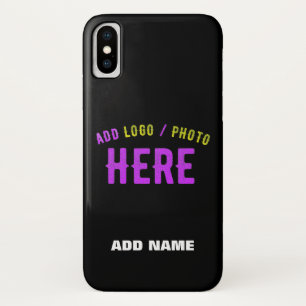 STYLISH MODERN CUSTOMIZABLE BLACK VERIFIED BRANDED Case-Mate iPhone CASE