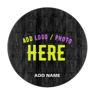 STYLISH MODERN CUSTOMIZABLE BLACK VERIFIED BRANDED CUTTING BOARD