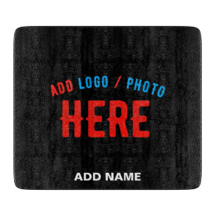 STYLISH MODERN CUSTOMIZABLE BLACK VERIFIED BRANDED CUTTING BOARD