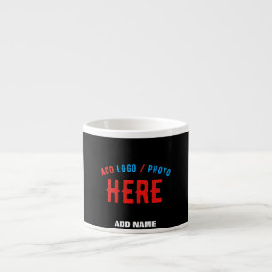 STYLISH MODERN CUSTOMIZABLE BLACK VERIFIED BRANDED ESPRESSO CUP