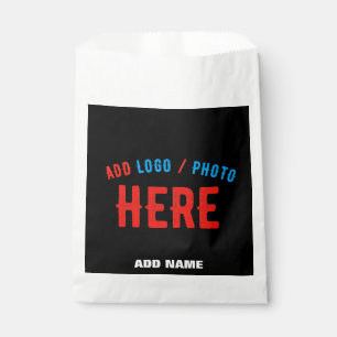 STYLISH MODERN CUSTOMIZABLE BLACK VERIFIED BRANDED FAVOUR BAGS