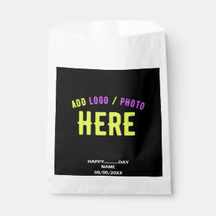 STYLISH MODERN CUSTOMIZABLE BLACK VERIFIED BRANDED FAVOUR BAGS