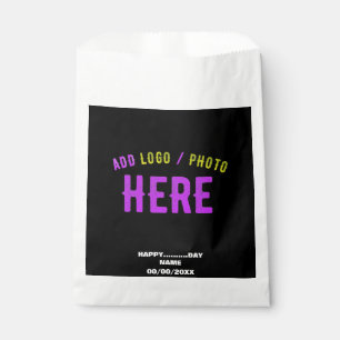 STYLISH MODERN CUSTOMIZABLE BLACK VERIFIED BRANDED FAVOUR BAGS