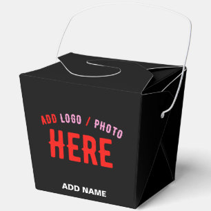 STYLISH MODERN CUSTOMIZABLE BLACK VERIFIED BRANDED FAVOUR BOX