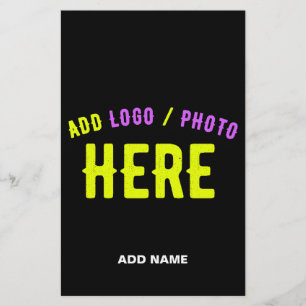 STYLISH MODERN CUSTOMIZABLE BLACK VERIFIED BRANDED FLYER