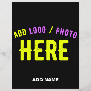STYLISH MODERN CUSTOMIZABLE BLACK VERIFIED BRANDED FLYER