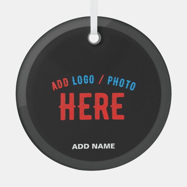 STYLISH MODERN CUSTOMIZABLE BLACK VERIFIED BRANDED GLASS TREE DECORATION (Front)