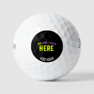 STYLISH MODERN CUSTOMIZABLE BLACK VERIFIED BRANDED GOLF BALLS