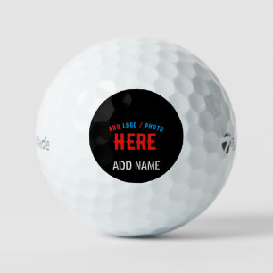 STYLISH MODERN CUSTOMIZABLE BLACK VERIFIED BRANDED GOLF BALLS