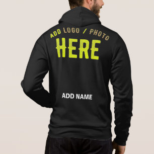 STYLISH MODERN CUSTOMIZABLE BLACK VERIFIED BRANDED HOODIE