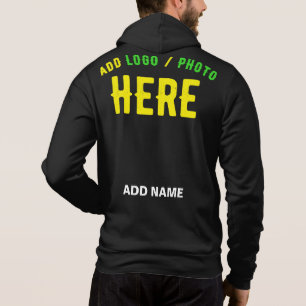 STYLISH MODERN CUSTOMIZABLE BLACK VERIFIED BRANDED HOODIE